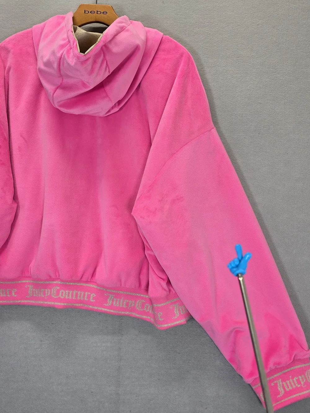 Women's Juicy Couture Reversible Bomber Jacket in Retro Pink 3X Gold/Pink